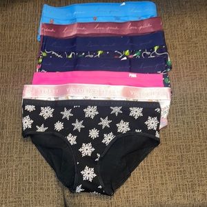 NEW 7 Pair Victoria’s Secret Hipster Panties Medium